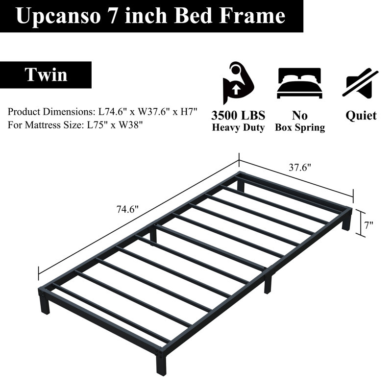 Alwyn Home Alson 7'' Bed Frame Wayfair